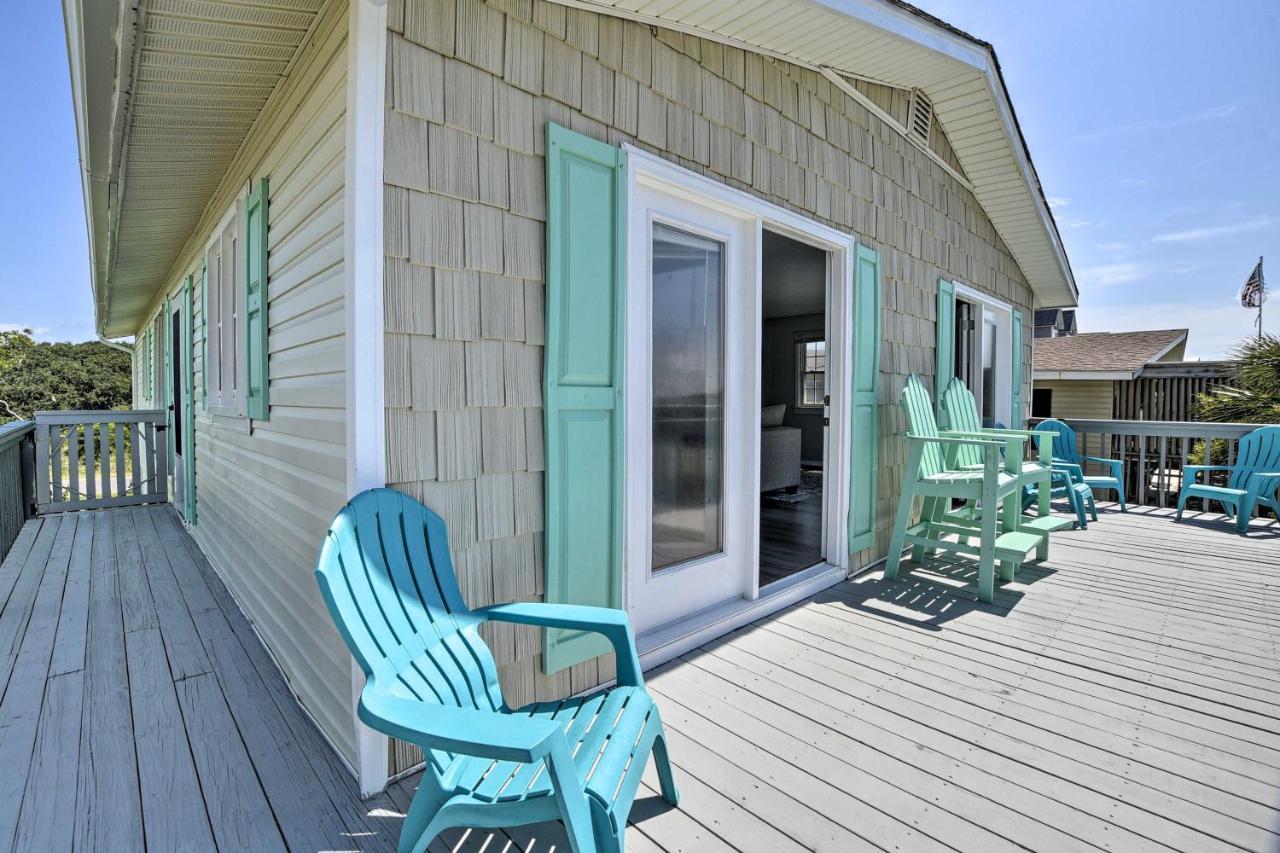 Oak Island Beach Abode With Deck Walk To Shore! Екстериор снимка