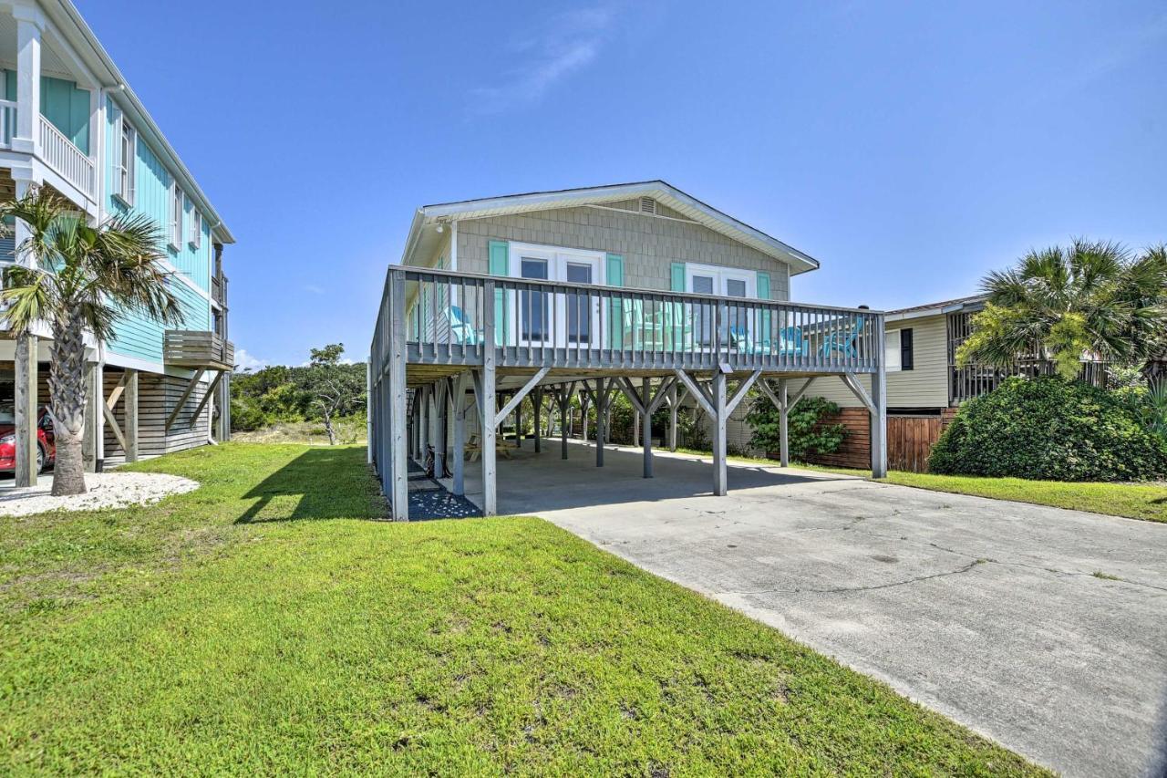 Oak Island Beach Abode With Deck Walk To Shore! Екстериор снимка