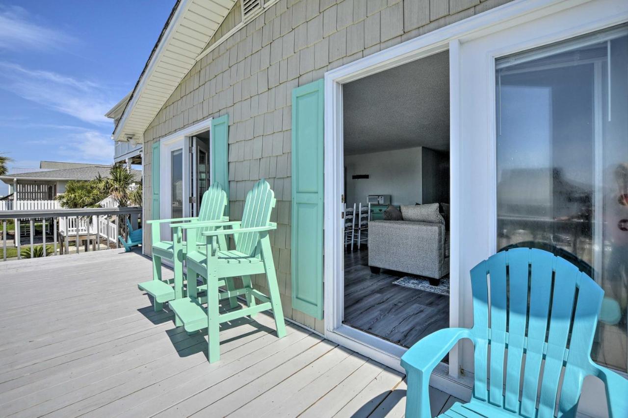 Oak Island Beach Abode With Deck Walk To Shore! Екстериор снимка